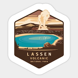 National Park Lassen Volcanic Sticker